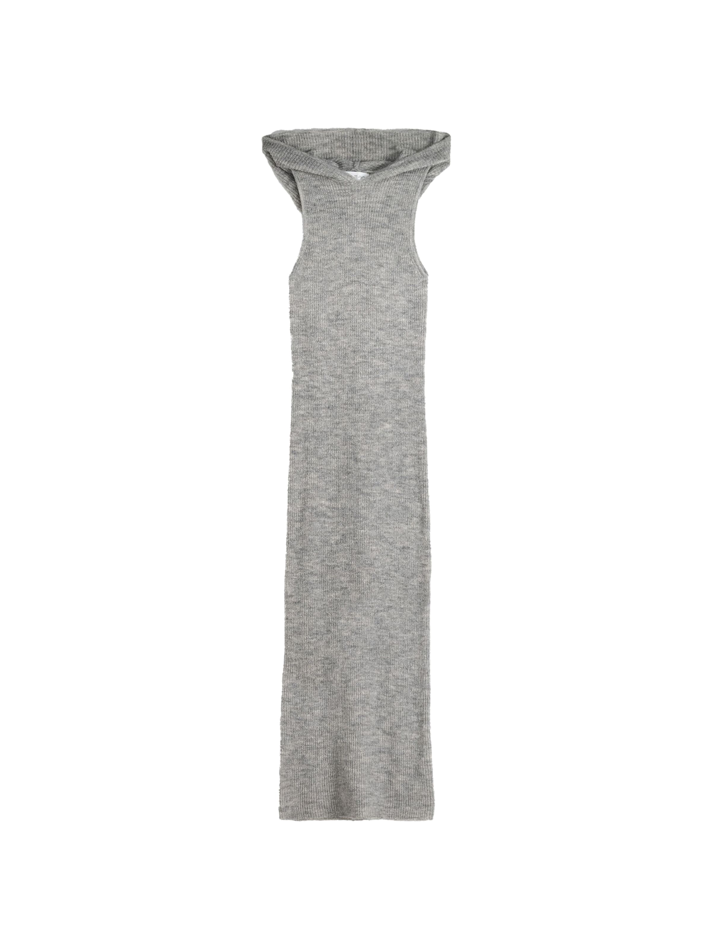 Bershka Knit dress in Grey: front