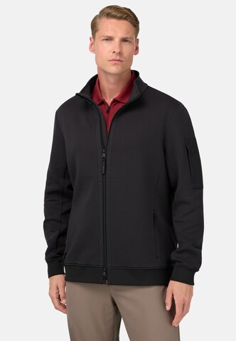 Veste de survêtement Boggi Milano en noir : devant