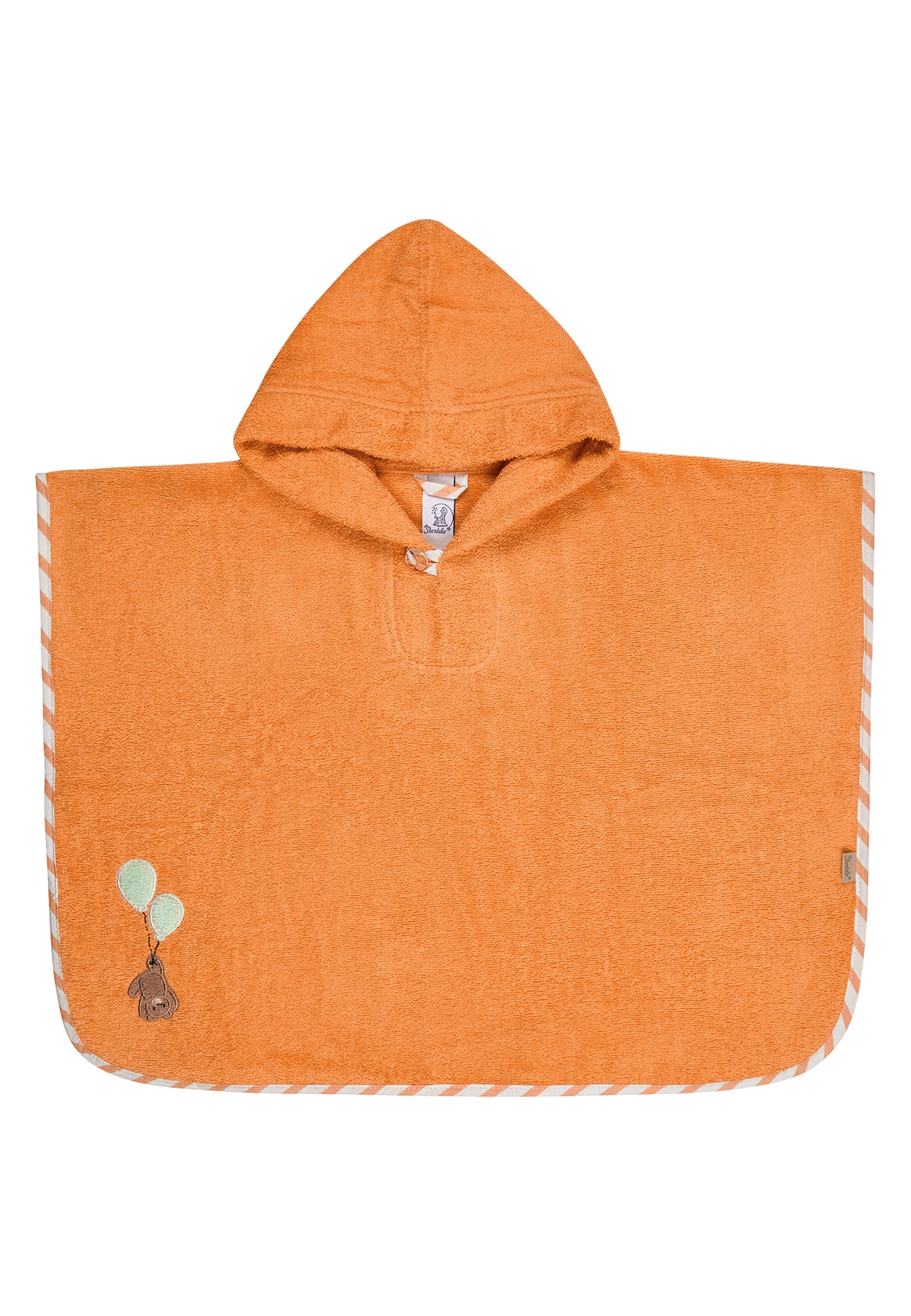 STERNTALER Bathrobe 'BÄR Bo' in Orange