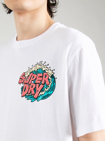 Maglietta 'Outdoor Narrative' di Superdry in bianco