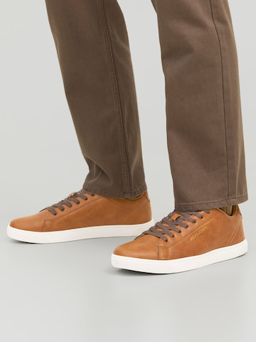 JACK & JONES Platform trainers in Brown: front