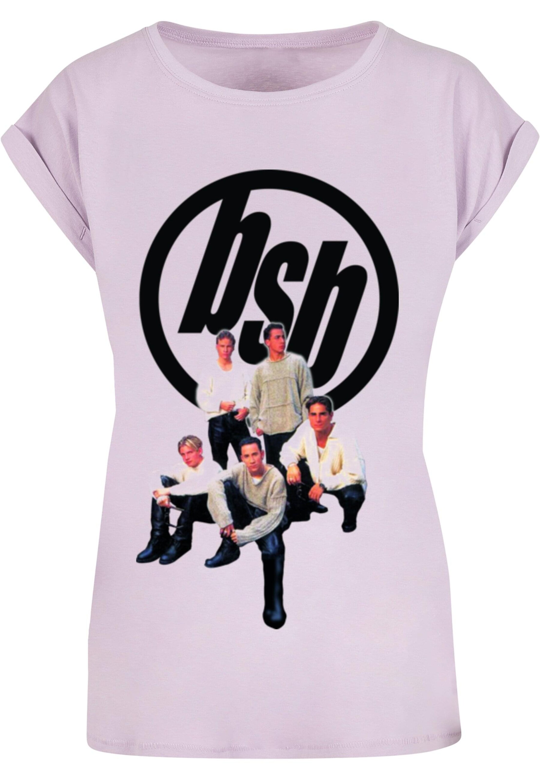 Merchcode Shirt 'Backstreet Boys' in Purple: front