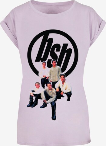 Merchcode T-Shirt 'Backstreet Boys' in Lila: predná strana