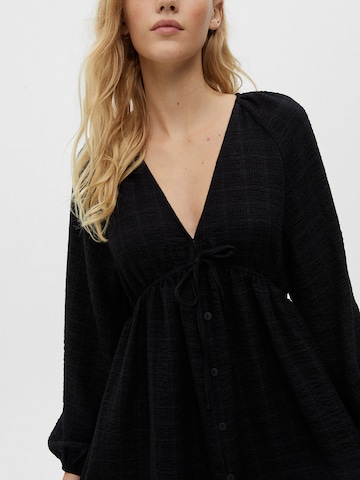 Pull&Bear Shirt dress in Black