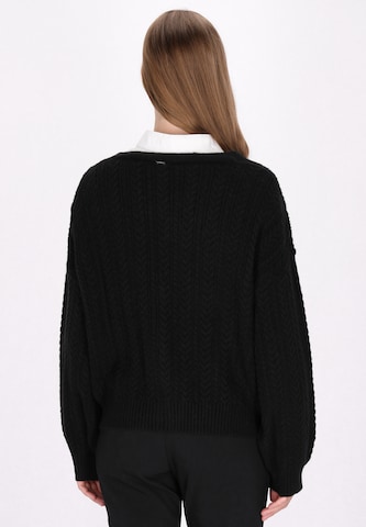Cardigan DreiMaster Klassik en noir