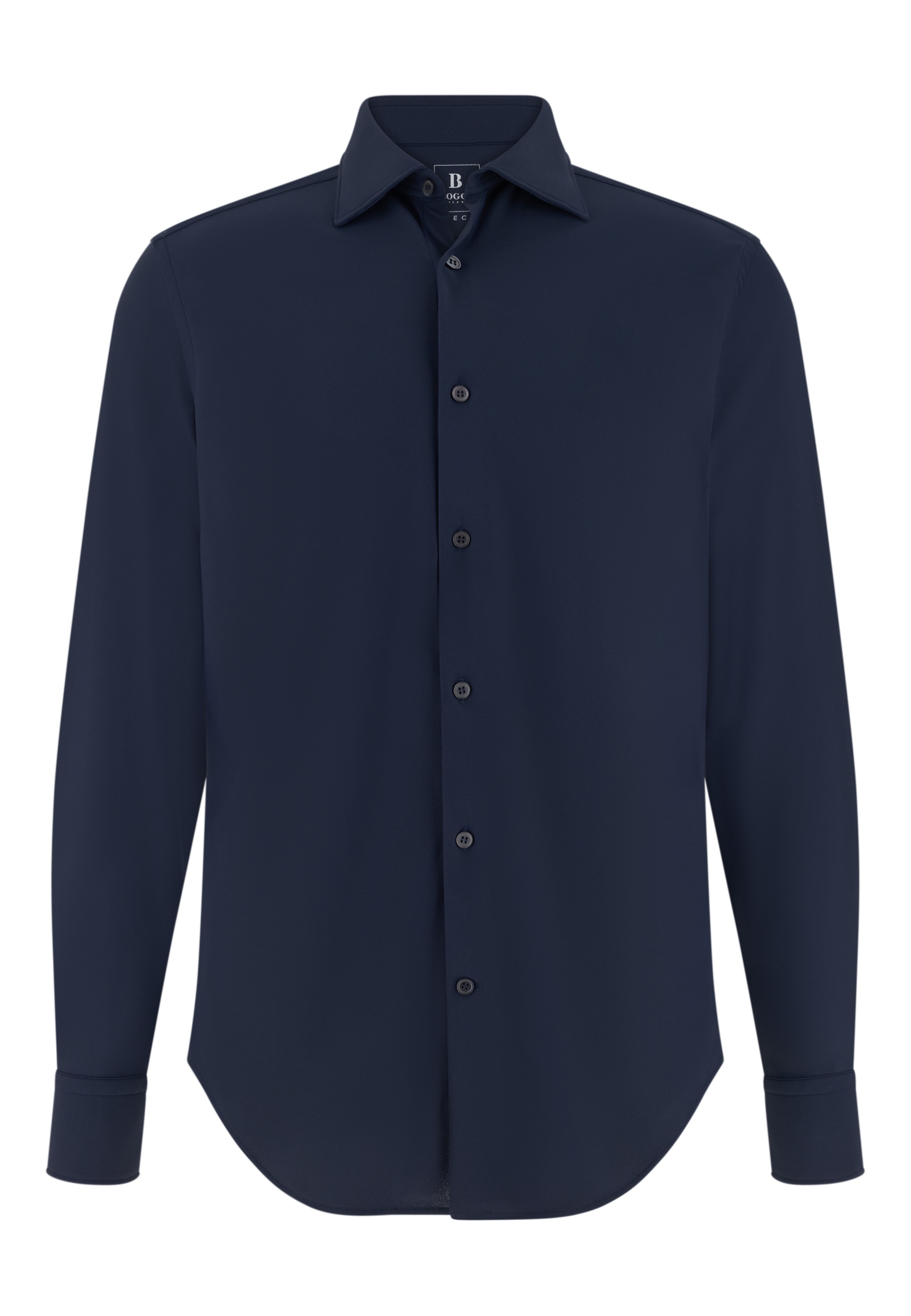 Boggi Milano Regular Fit Hemd 'B Tech' in Blau: Vorderseite