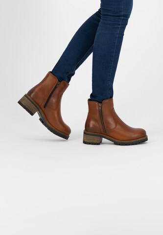Mysa Ankle boots 'Ivy ' in Brown: front