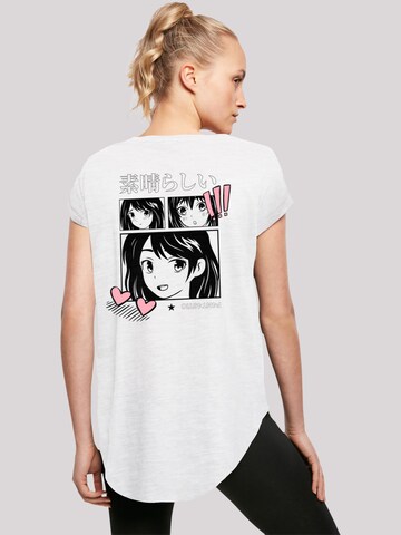 F4NT4STIC Shirt  'Manga Anime Japan' in Weiß: predná strana