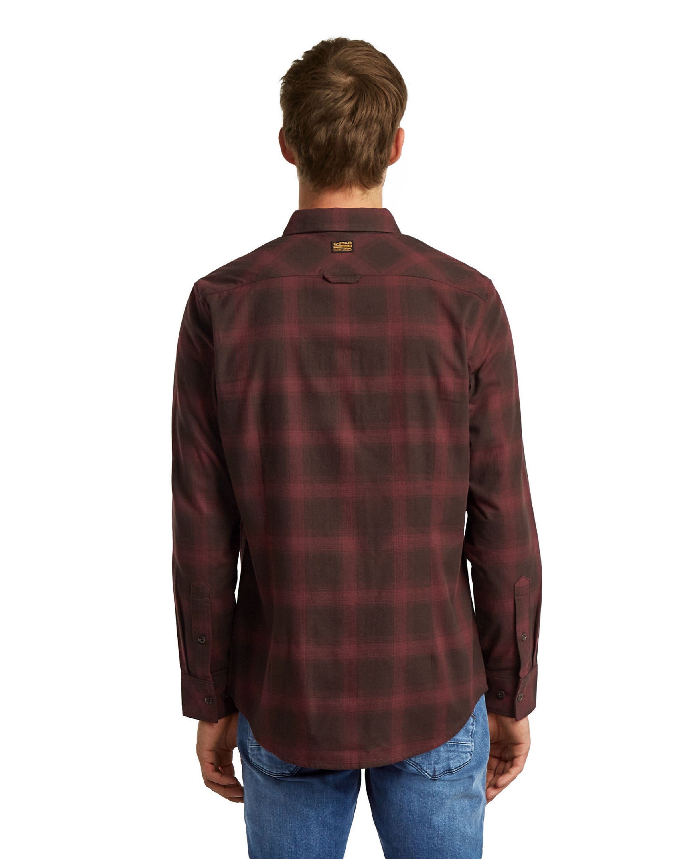 G-STAR Slim fit Overhemd 'Bristum 2.0' in Bruin