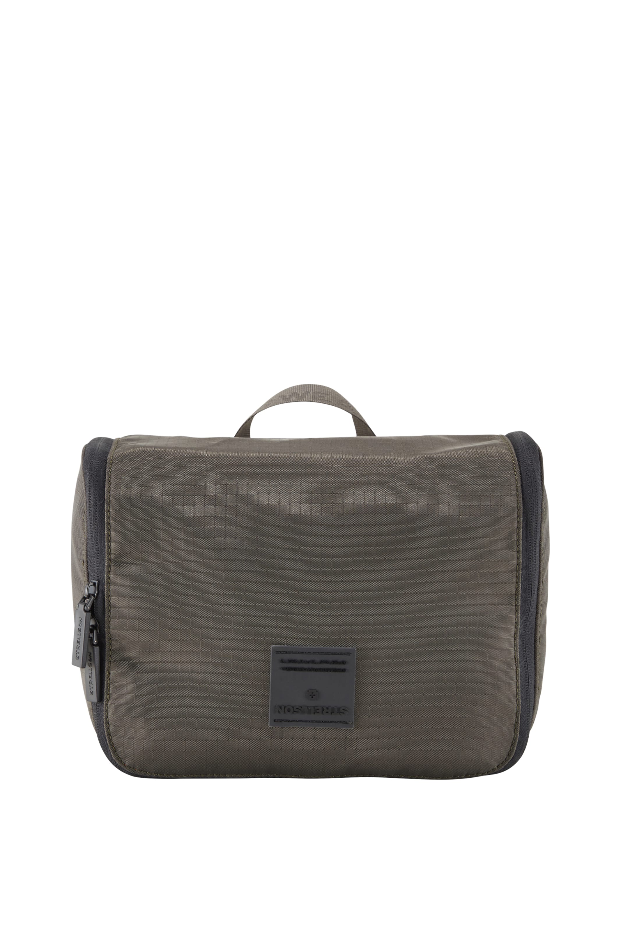 STRELLSON Waschtasche 'Northwood Benny' in Grün: Vorderseite