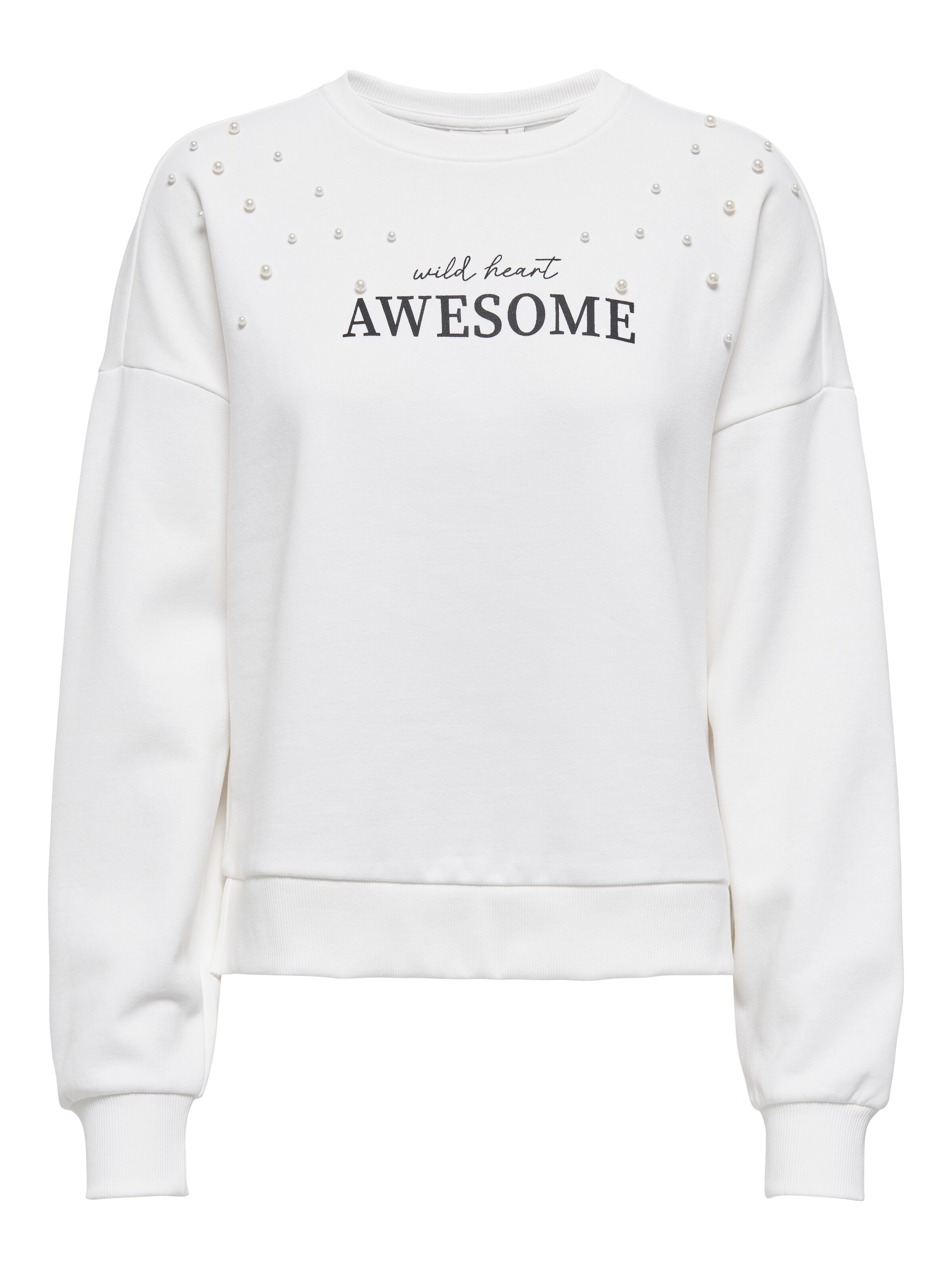 ONLY Sweatshirt in Weiß: Vorderseite