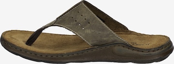 JOSEF SEIBEL Zehentrenner in Grün: Vorderseite