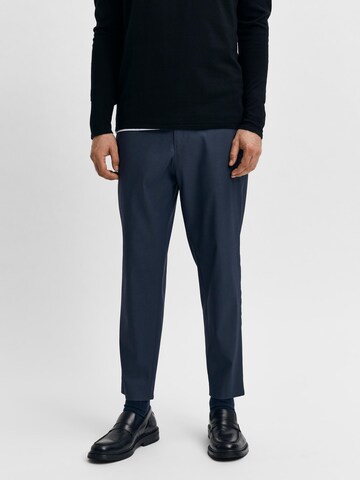 SELECTED HOMME Slim fit Chino Pants in Blue: front