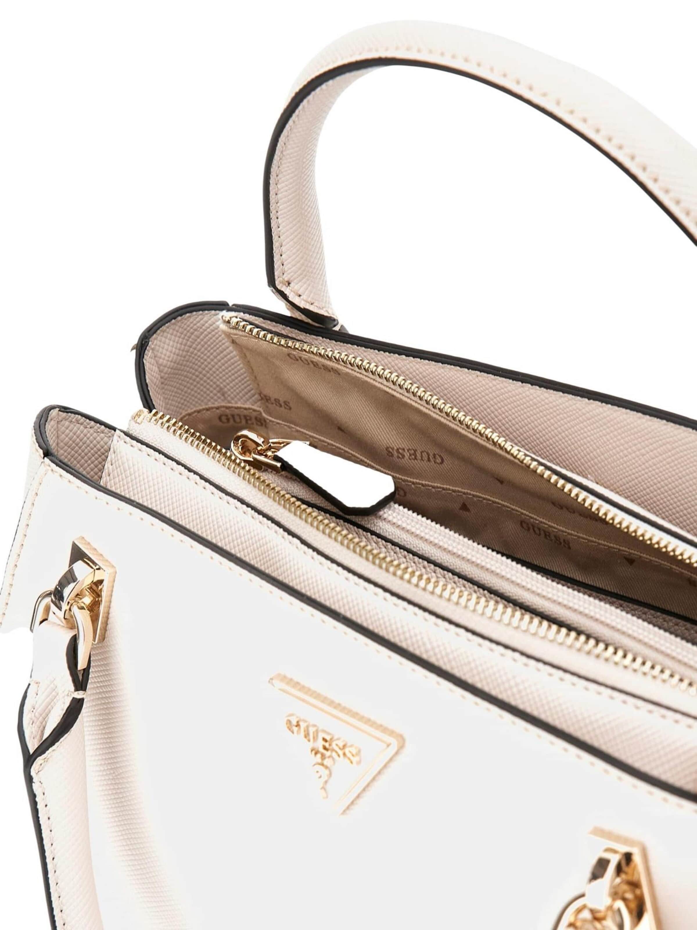 GUESS - Bolso de mano 'NOELLE II LUXURY SATCHEL HWZG96 72070' en beige