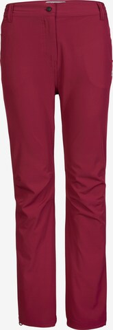 KILLTEC Outdoorbroek in Roze: voorkant