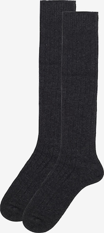 IUMAN Intimissimi Uomo Socks in Grey: front