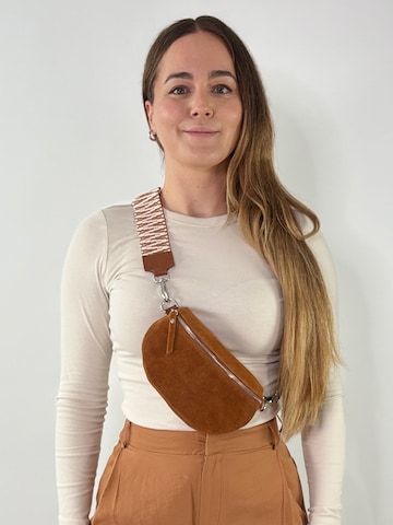 lePelou - Riñonera 'TINA small' en marrón
