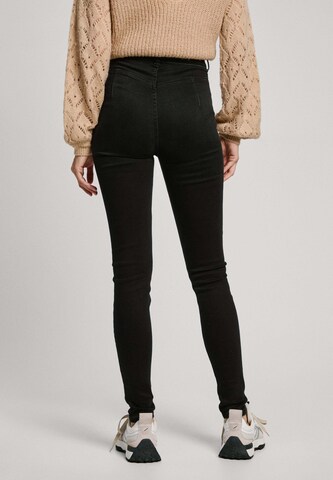 Pepe Jeans Skinny Jeans ' CONTOUR UHW ' in Zwart