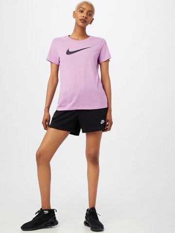 NIKE Funktionsbluse i lilla