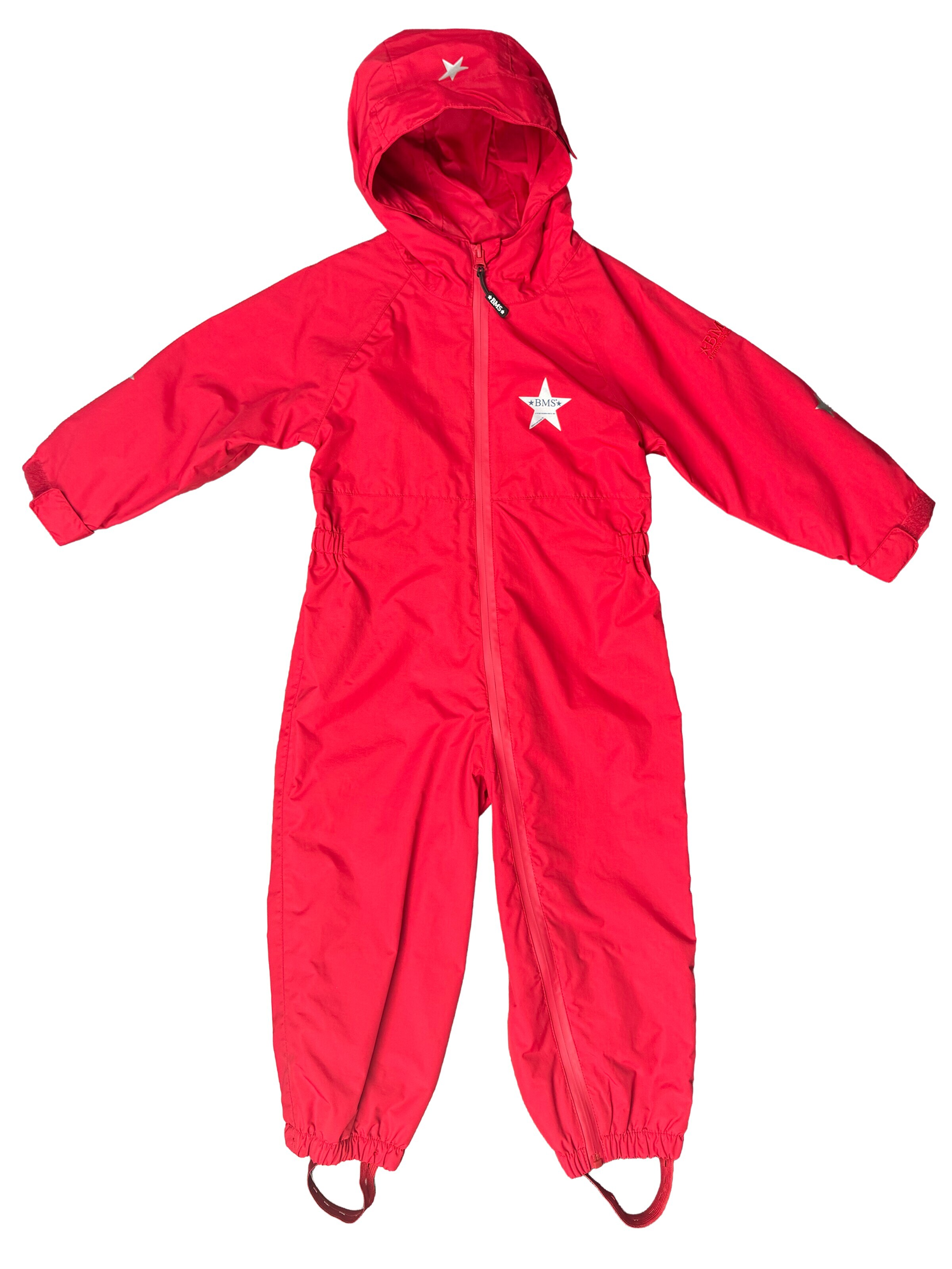 BMS Dungarees 'BabyToddds Rain' in Red