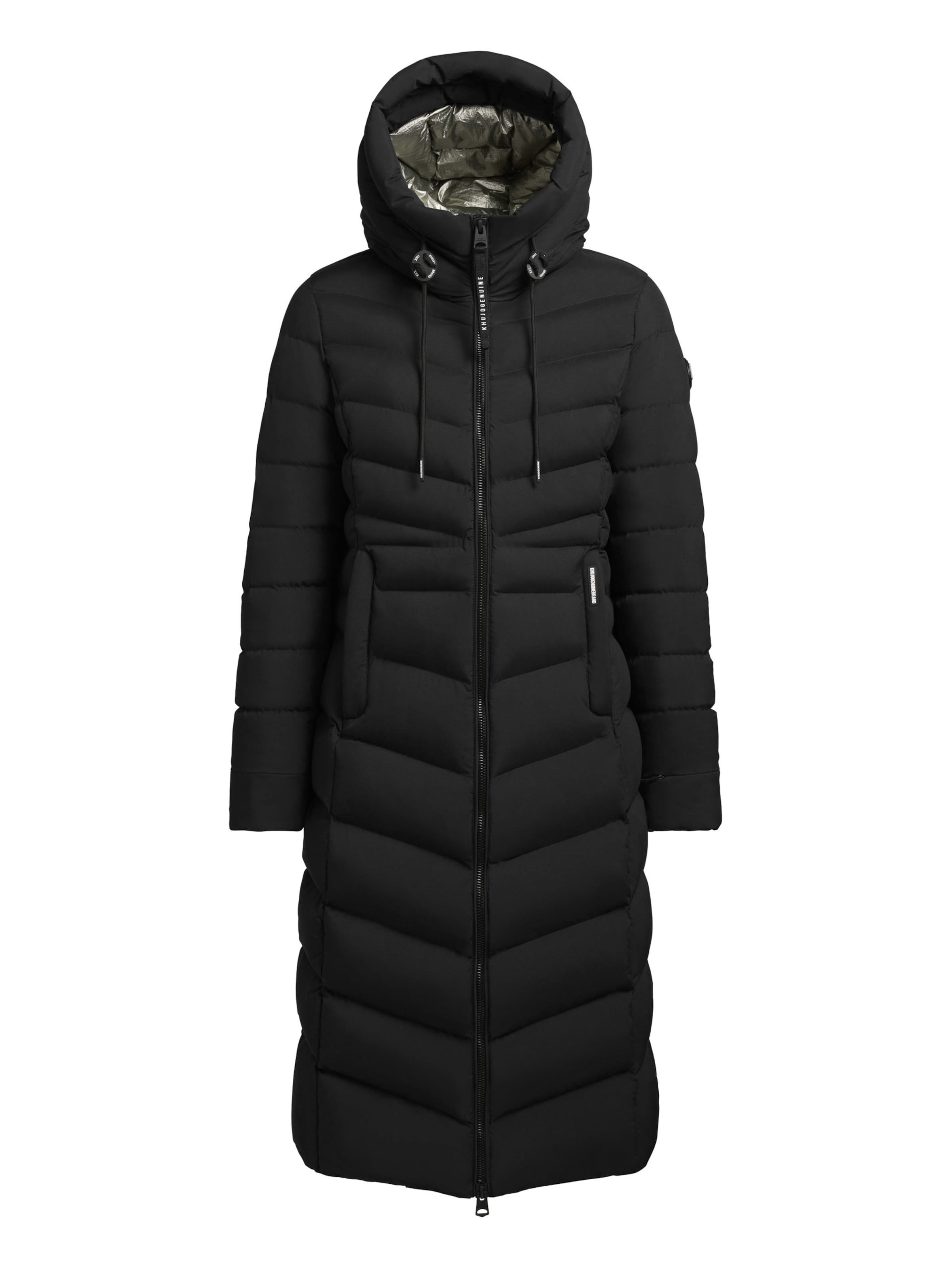 Cappotto invernale 'Ingram4' di khujo in nero: frontale