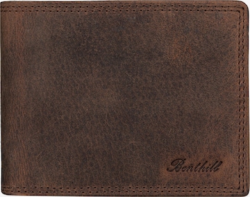 Benthill Wallet in Brown: front