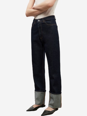 Adolfo Dominguez Regular Jeans in Blauw: voorkant