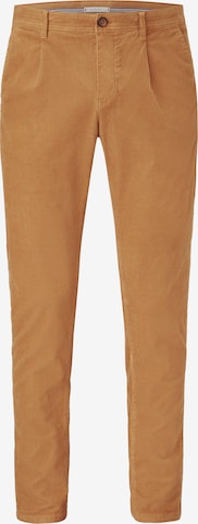 REDPOINT Slim fit Chino Pants in Yellow: front