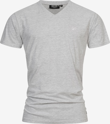 INDICODE JEANS Shirt 'Clever' in Grey: front