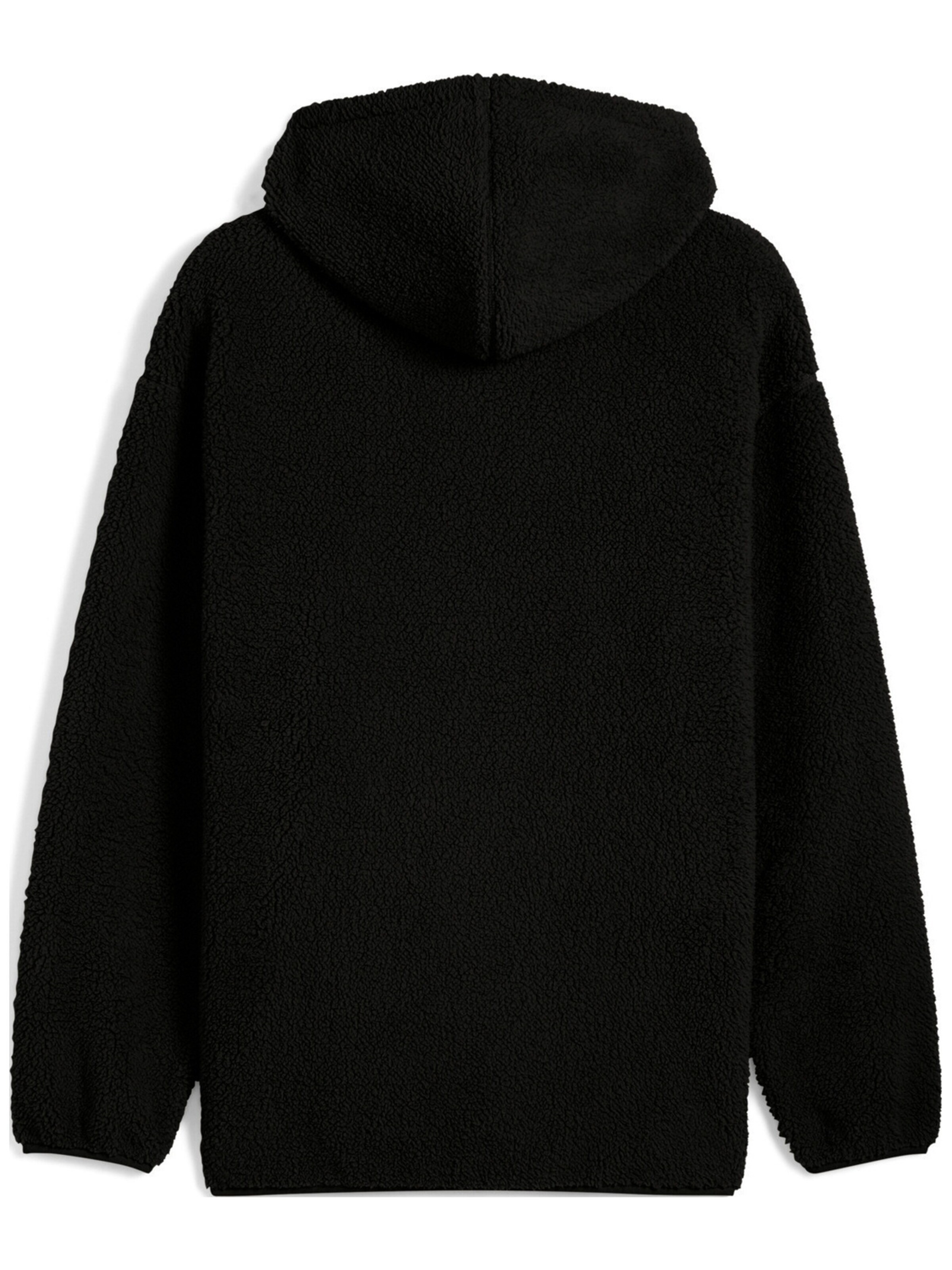 PUMA - Sudadera con cremallera 'Puma Ess Elevated Relaxed Winterized Hoodie S' en negro