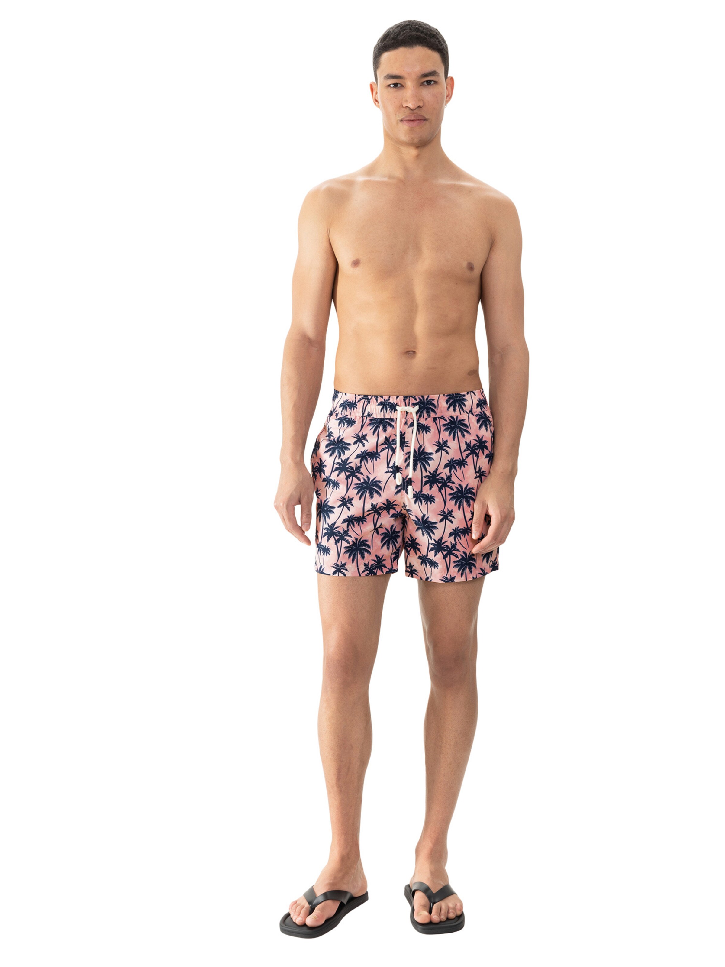 Mey Swimming shorts 'Palm Haven' in Pink: front