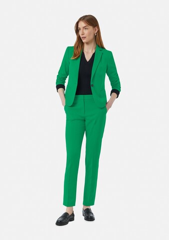 Tapered Pantaloni con piega frontale di COMMA in verde
