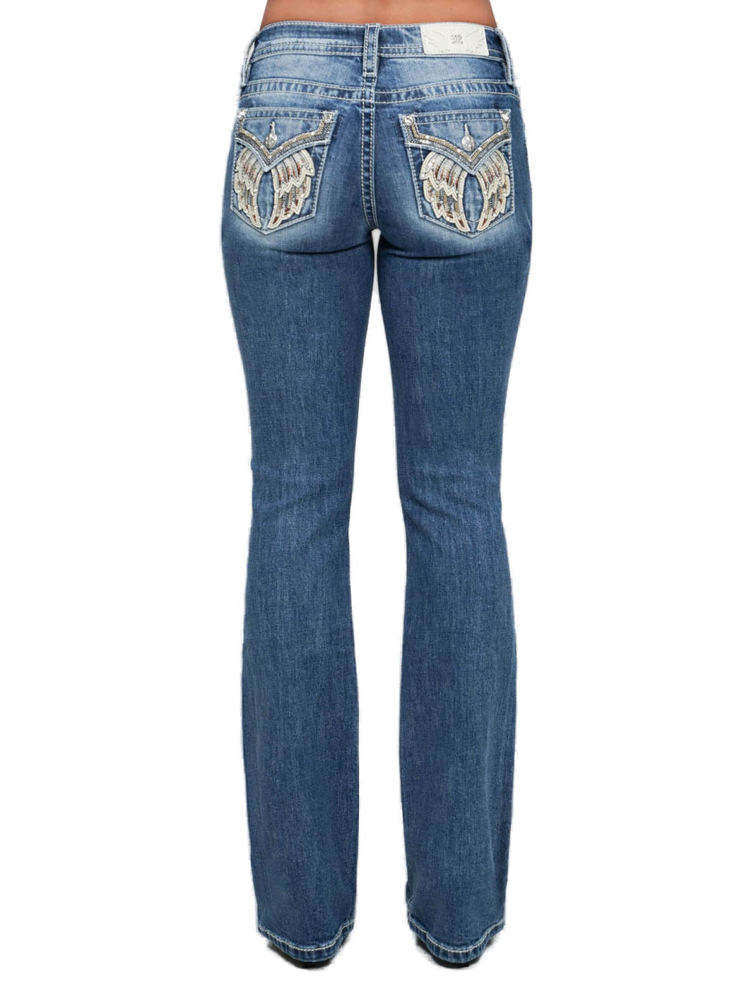 Miss Me - Bootcut Vaquero 'M1075' en azul