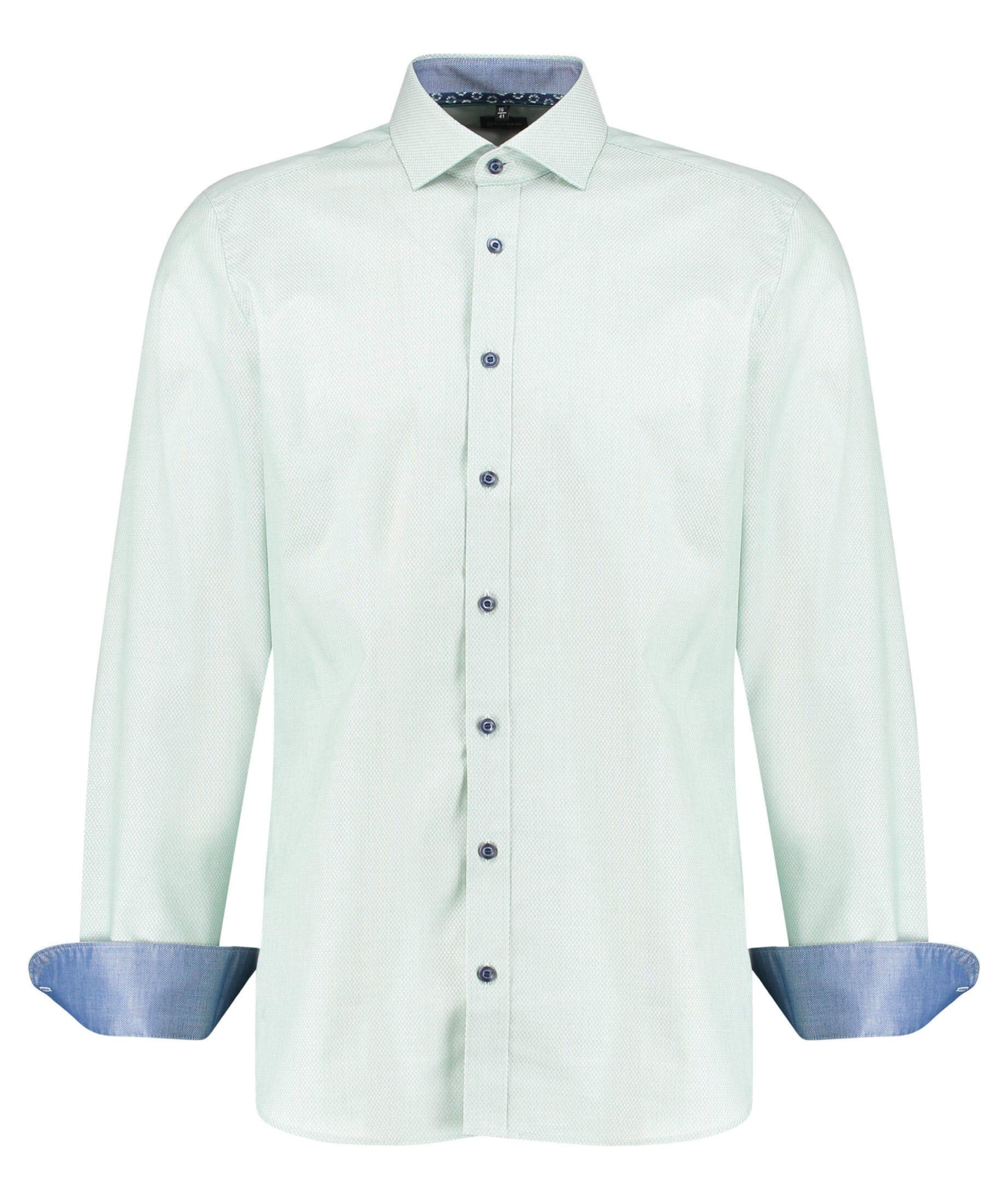 Männer Hemden OLYMP Hemd in Pastellgrün - GO57747
