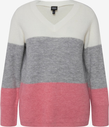 Ulla Popken Sweater in Pink: front