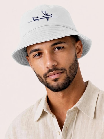 Neverless Hat 'Bär Kanu' in White