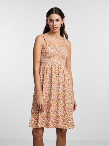 PIECES Kleid 'Luciana' in Orange: Vorderseite