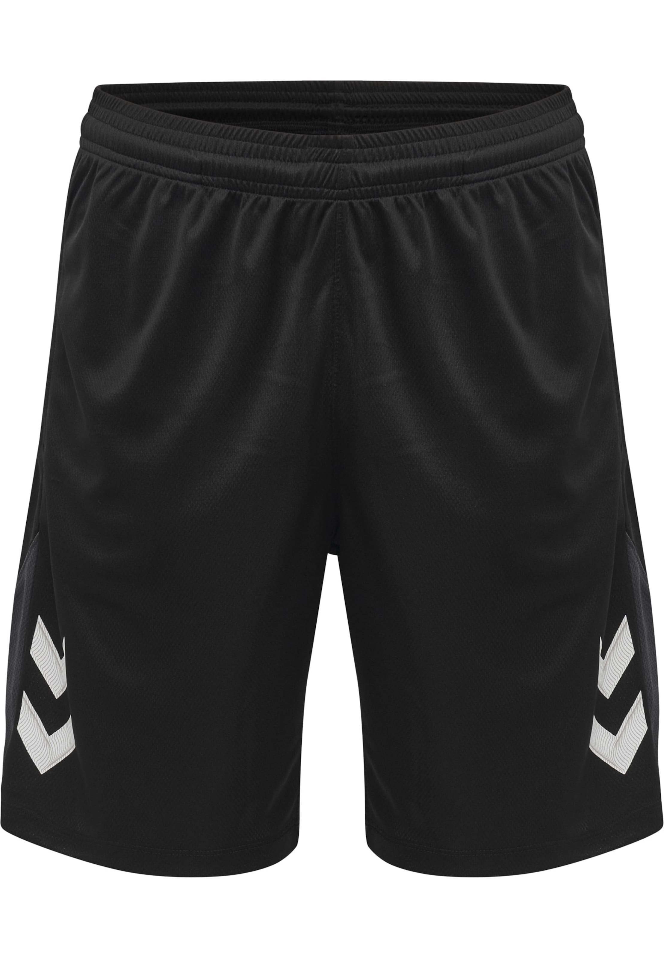 Hummel Sportsbukser 'Lead' i grå / sort / hvid, Produktvisning