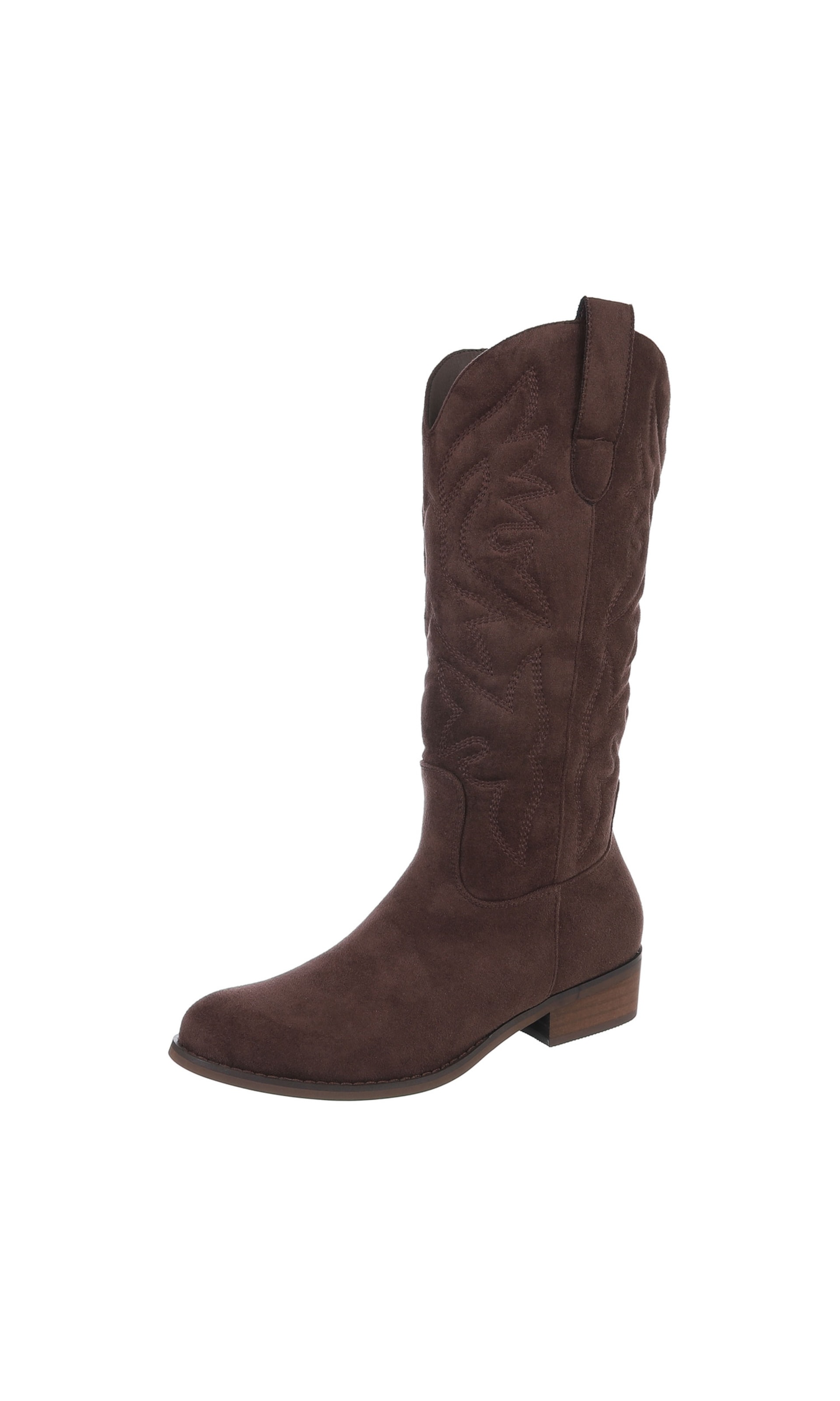 Ital-Design Stiefel in Braun: Vorderseite