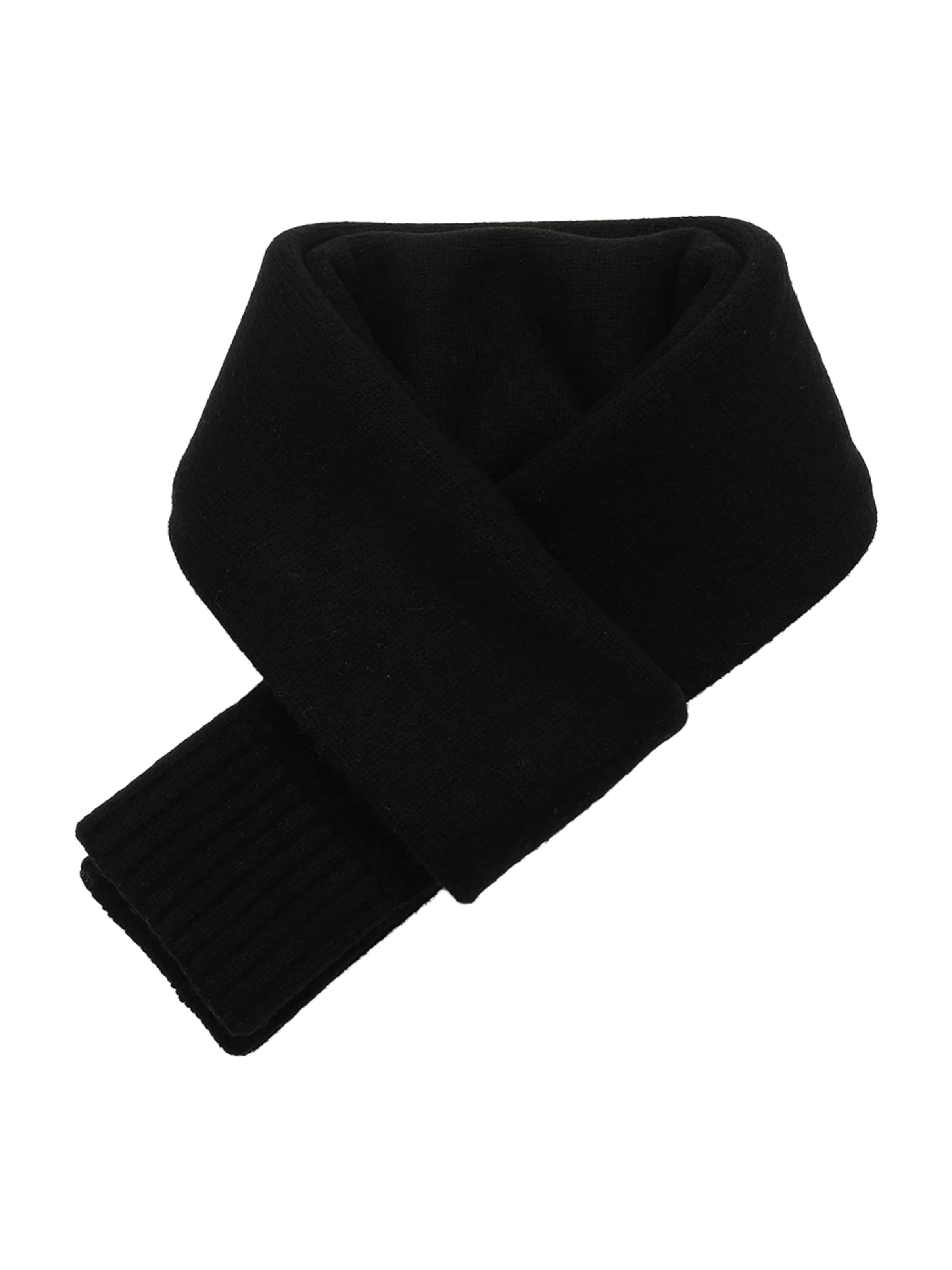 COACH Scarf 'EMBOSSED KNIT MUFFLER' in Black