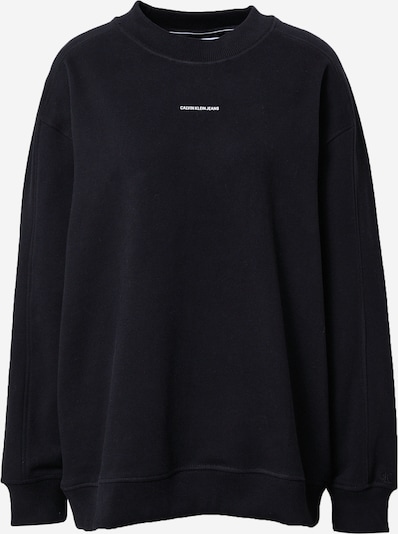 Calvin Klein Jeans Curve Sweatshirt in schwarz / weiß, Produktansicht
