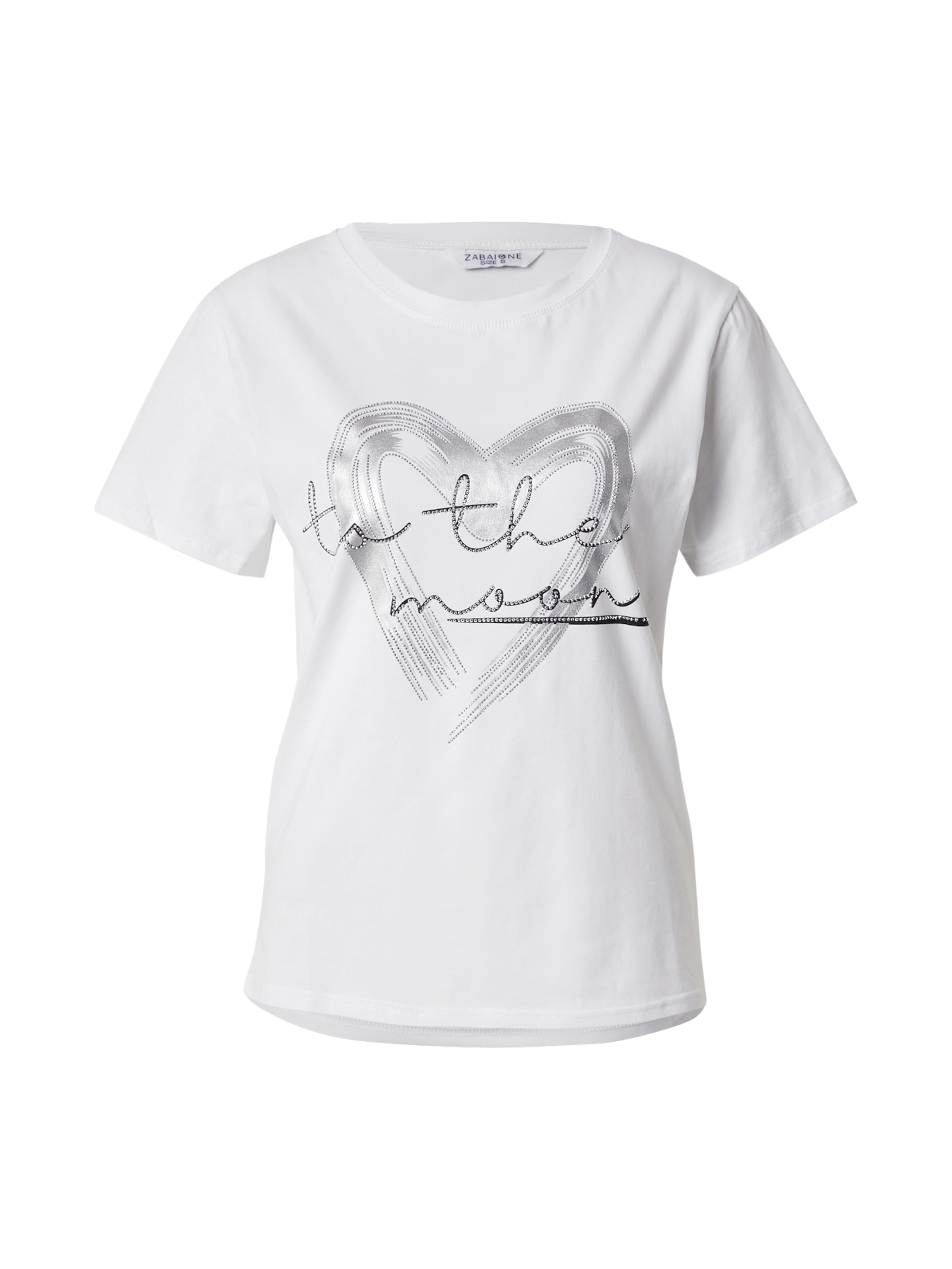 ZABAIONE Koszulka 'He44arty' w kolorze biały: przód