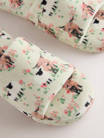Next Slippers in Green