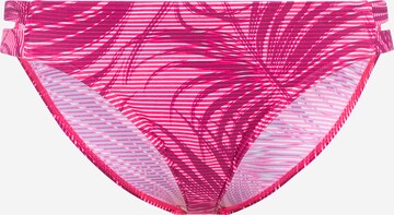 LASCANA ACTIVE Athletic Bikini Bottoms in Pink: front