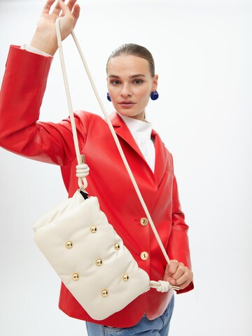 Lola Casademunt - Bolso de hombro en blanco: frente