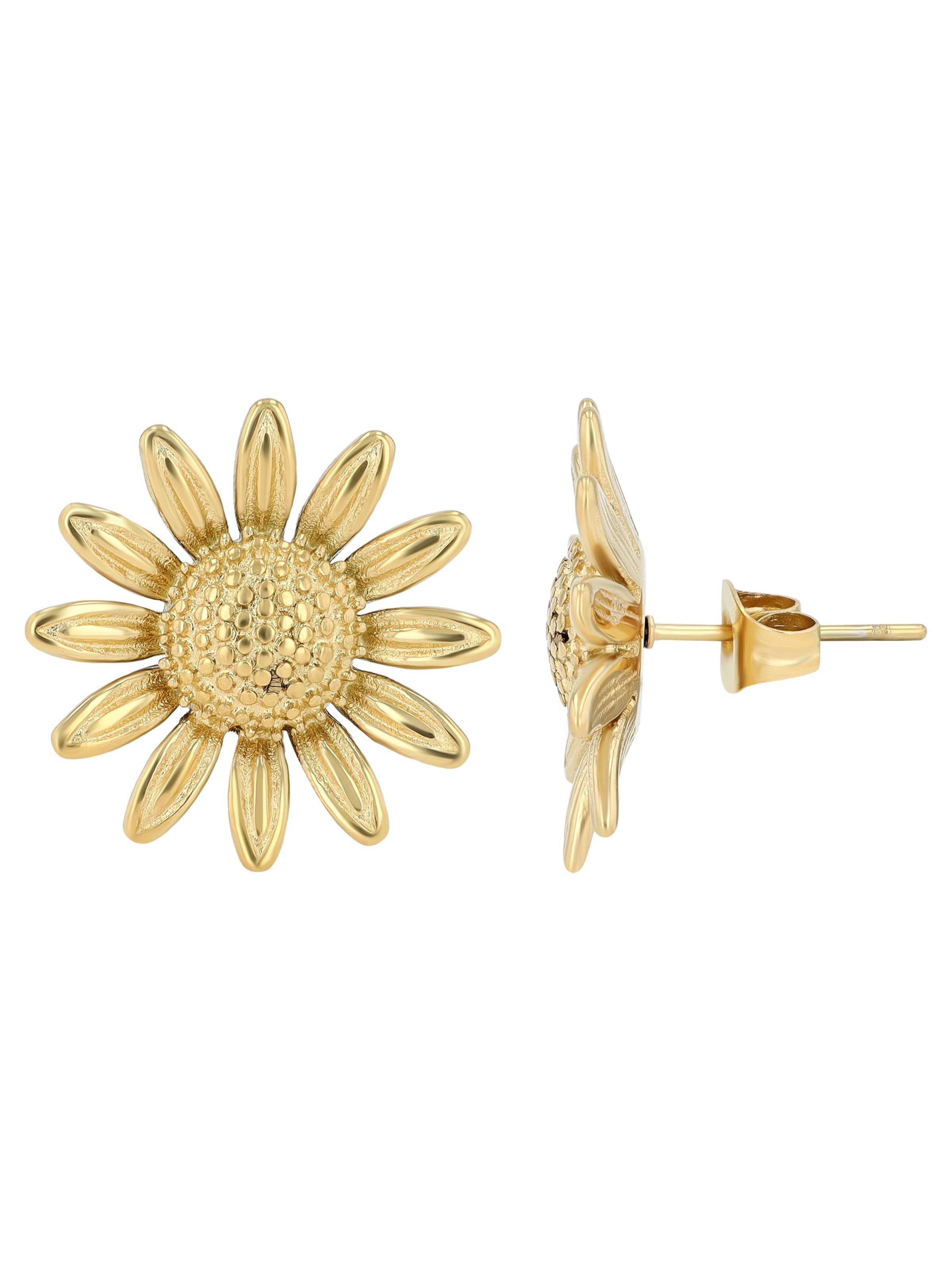 Akzent Earrings 'Nanala, goldfarbig, Ionenplattierung' in Gold