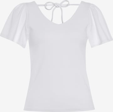 T-shirt VIVANCE en blanc : devant