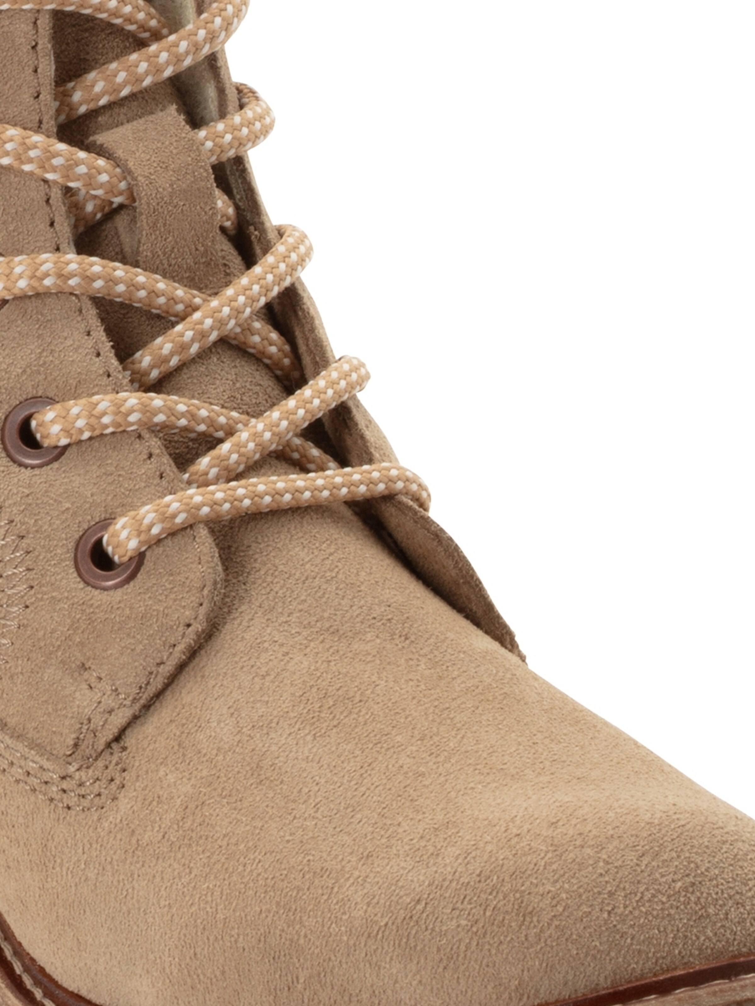 Bottines à lacets Tamaris en beige