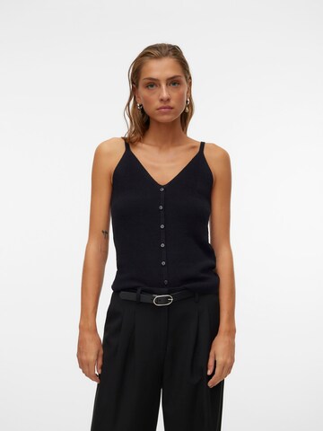 VERO MODA Knitted Top 'NEW LEXSUN' in Black: front