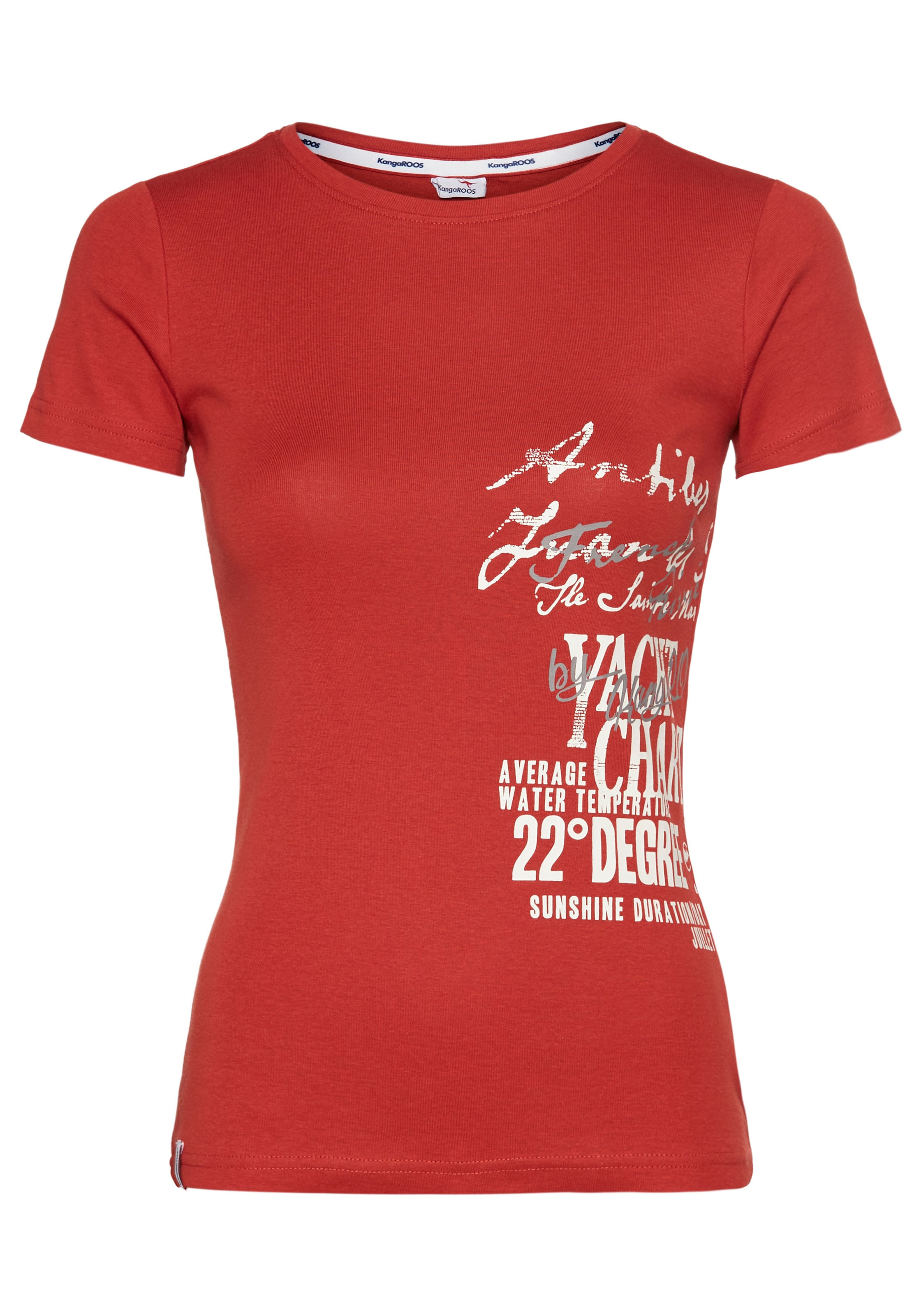 KangaROOS Shirt in Red: front